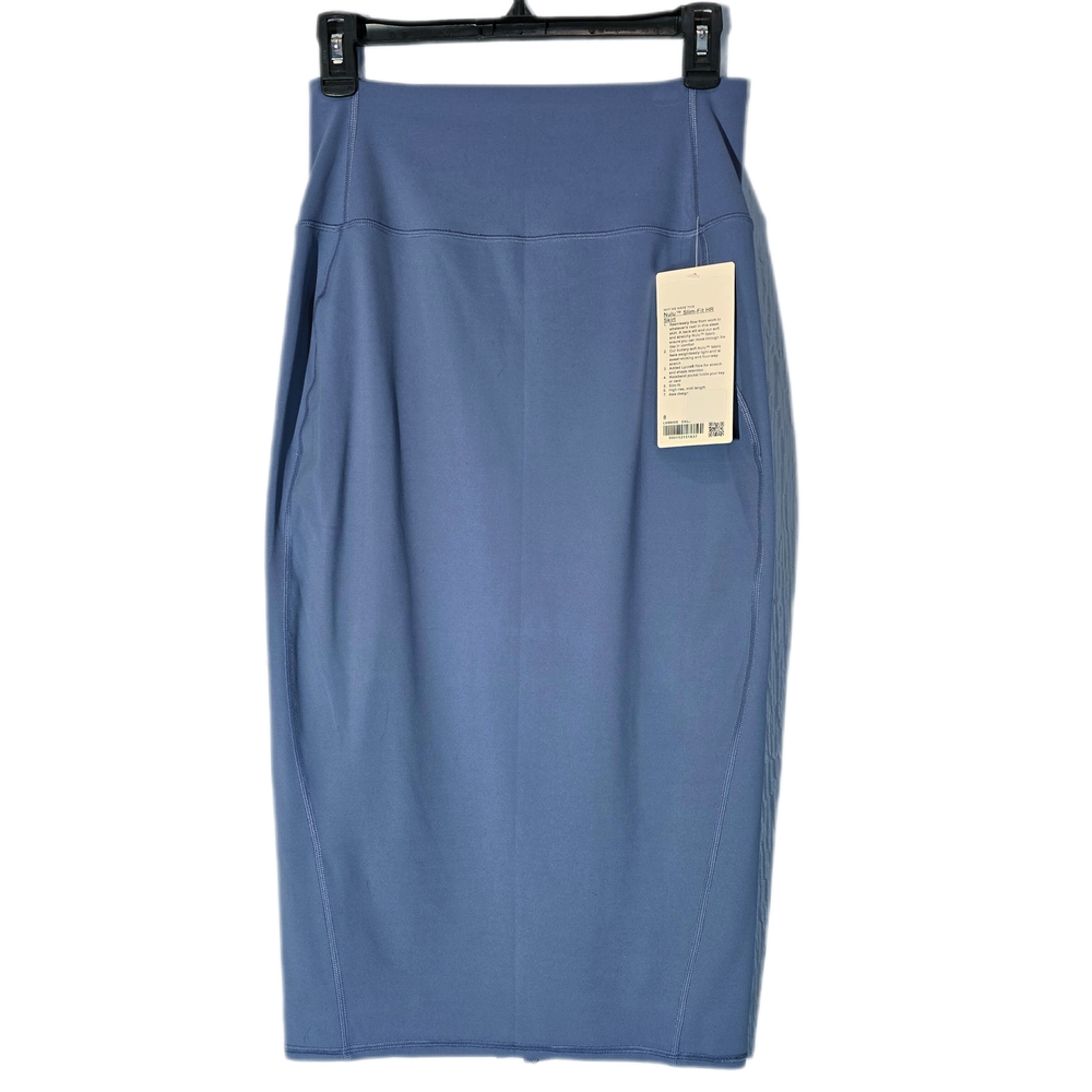 Lululemon Nulu High-Rise Slim Pencil Skirt - Blue - Size 8